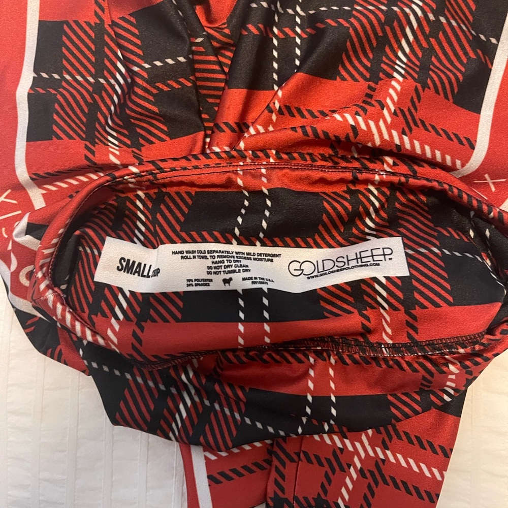 Goldsheep YogaSix Plaid Leggings - Picture 3 of 3